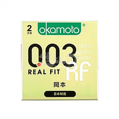 冈本金装0.03贴身超薄/2P**/盒