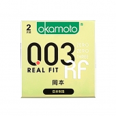 冈本金装0.03贴身超薄/2P**/盒