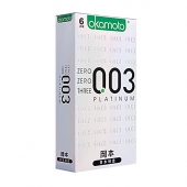 冈本0.03白金超薄避孕套6片**/盒