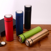 廷选双层真空保温杯(颜色随机)**/个