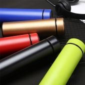 廷选双层真空保温杯(颜色随机)**/个