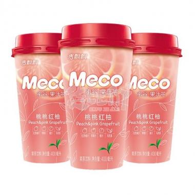 香飘飘桃桃红柚如鲜杯装果茶400ml/杯