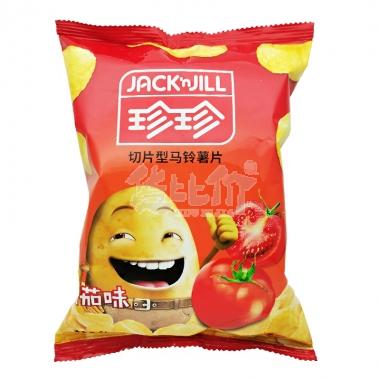 #珍珍天然薯片番茄味40g/包