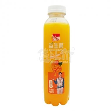 爱吖益生菌发酵复合果汁芒果味488ml/瓶
