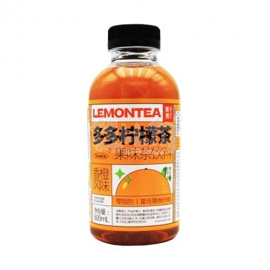 果子熟了多多柠檬茶香橙风味瓶装500ml/瓶