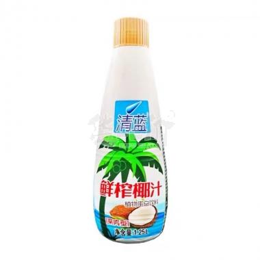 清蓝椰汁果肉型植物蛋白饮料1.25L**/瓶