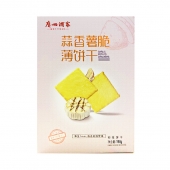 广州酒家蒜香薯脆薄饼干198g**/盒