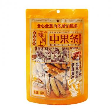 味居上香脆中果条138g/包