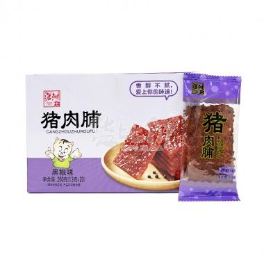 沧洲黑椒味猪肉脯13g/包