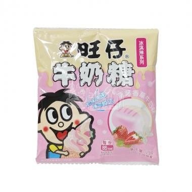 旺仔牛奶糖草莓香草牛奶味15g/包