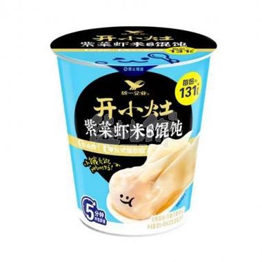 统一开小灶紫菜虾米味馄饨杯33g/杯