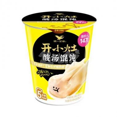 统一开小灶酸汤馄饨杯45g**/杯